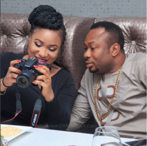 Tonto-Dikeh-and-husband-Churchill-Olakunle-Oladunni-at-her-surprise-birthday-party