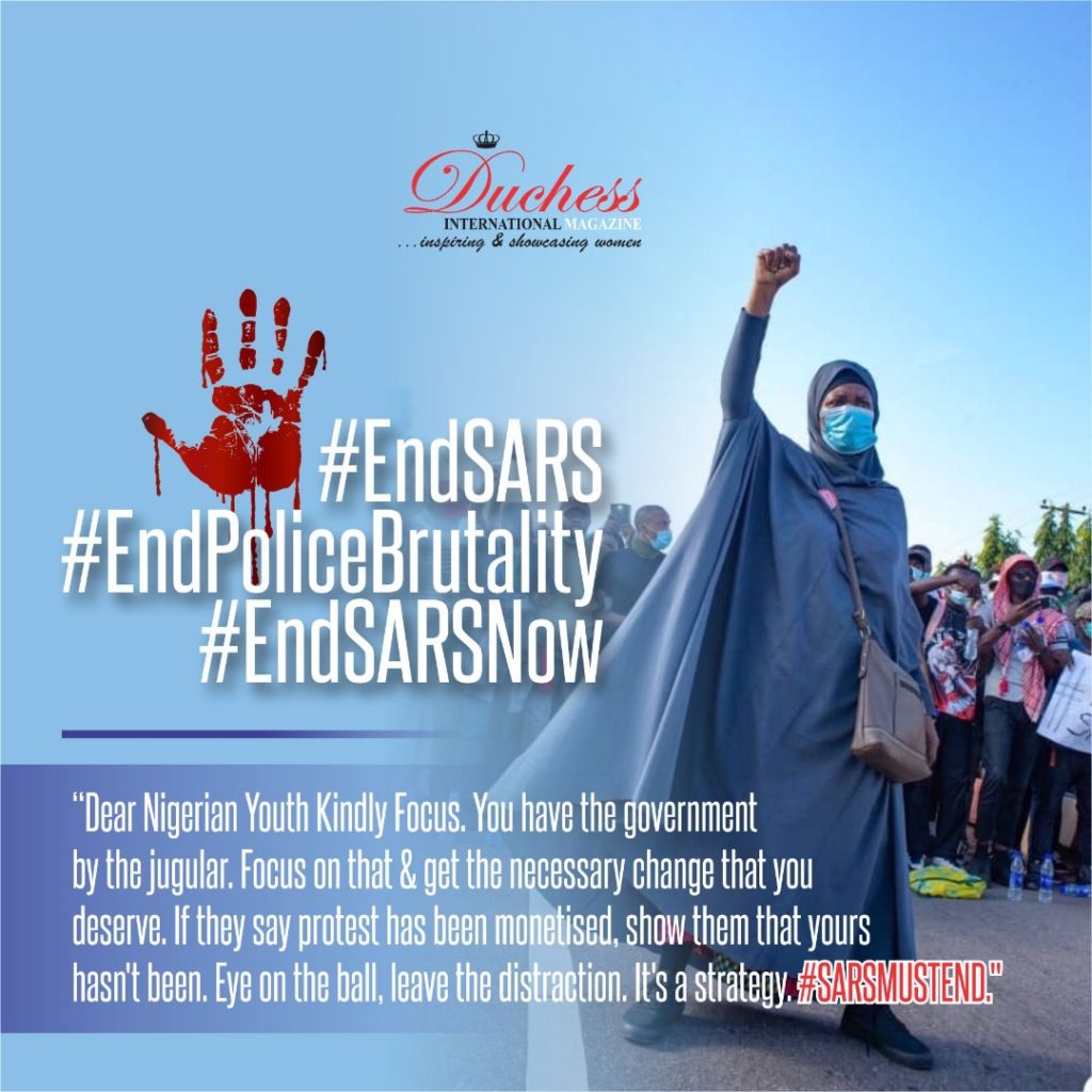 Aisha Yesufu #EndSARS #EndSWAT #BringBackOurGirls #