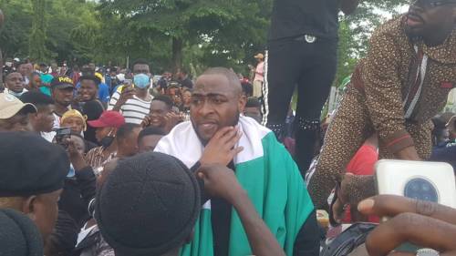 Davido #EndSARS Protest