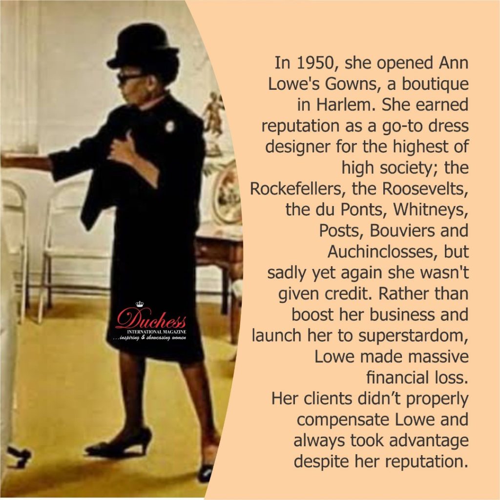 Ann Lowe First Black Noted Fashion Designer