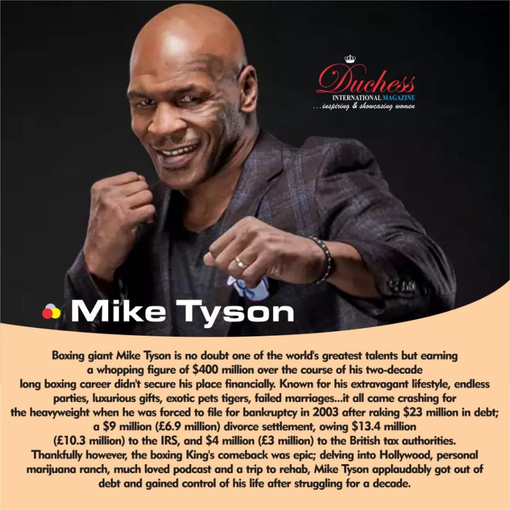 How Mike Tyson bounced back from bankruptcy