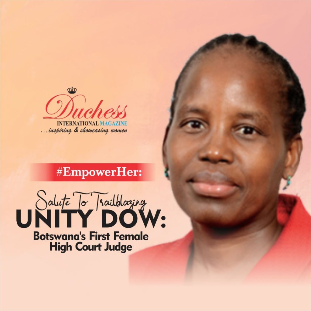 Unity Dow: Botswana's First Female High Court Judge