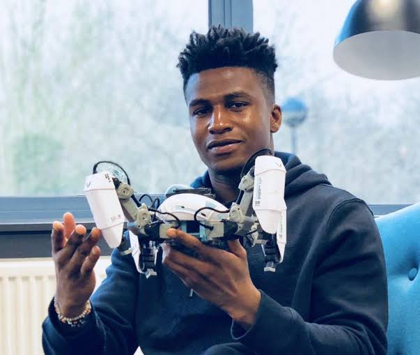 Silas Adekunle; Nigerian Born Tech Genius Who Built The World's First Intelligent Gaming Robot!