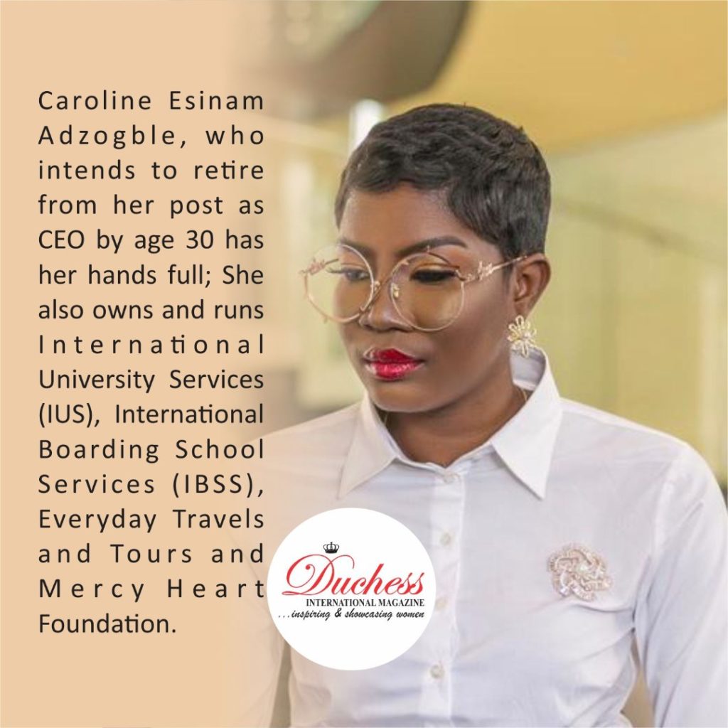 Caroline Esinam Adzogble, 29, The Youngest Woman In Africa To Own An Accredited College