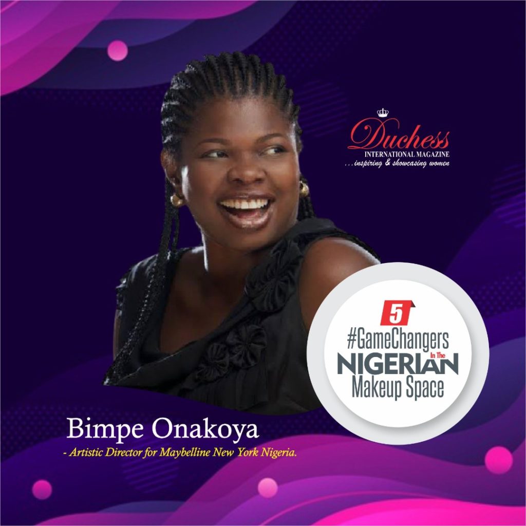  Bimpe Onakoya - Artistic Director Maybelline New York Nigeria.