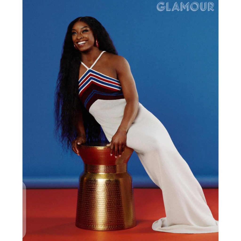 Simone Biles for Glamour Magazine