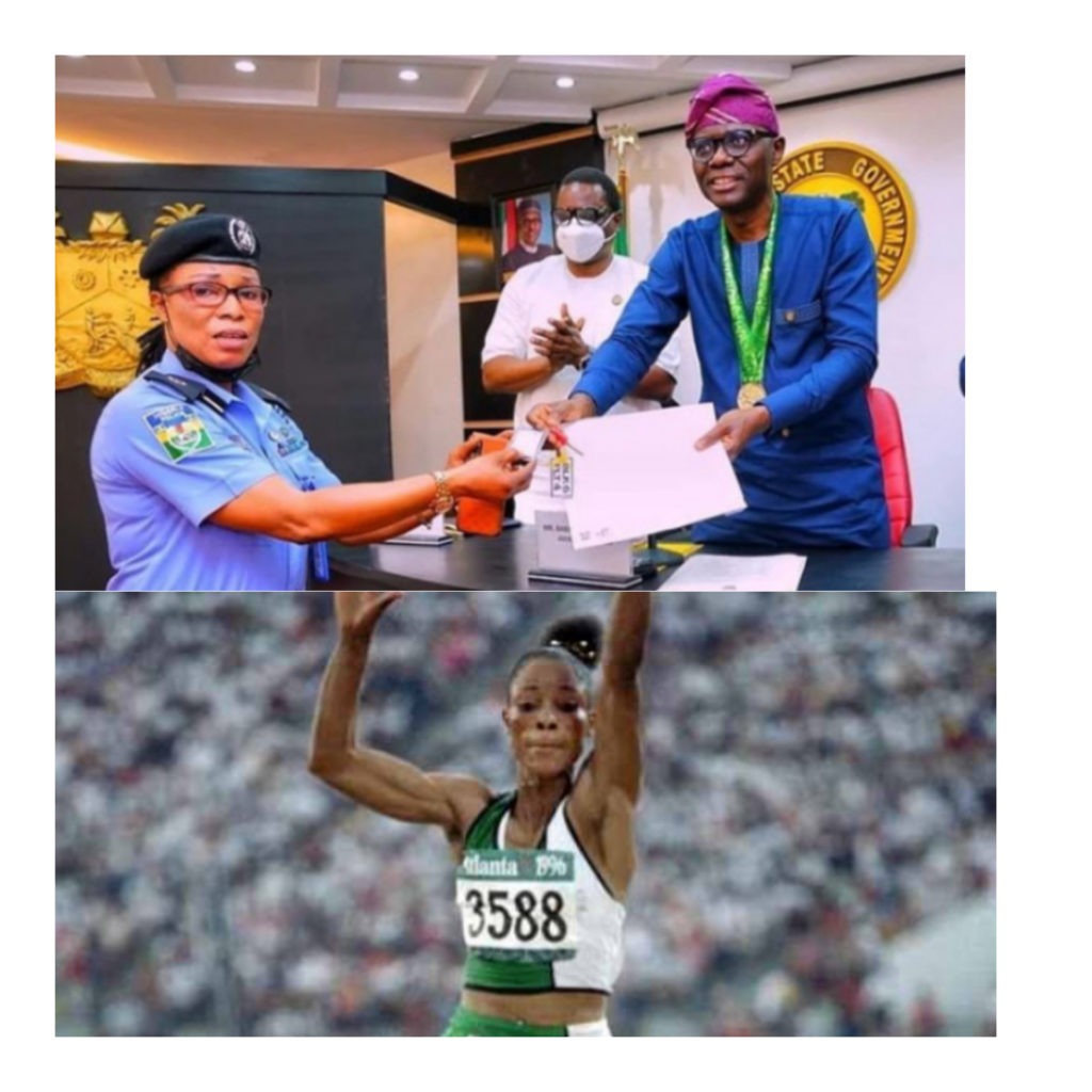 Finally! Nigerian Olympic Gold Medalist Chioma Ajunwa given three bedroom apartment by Lagos State