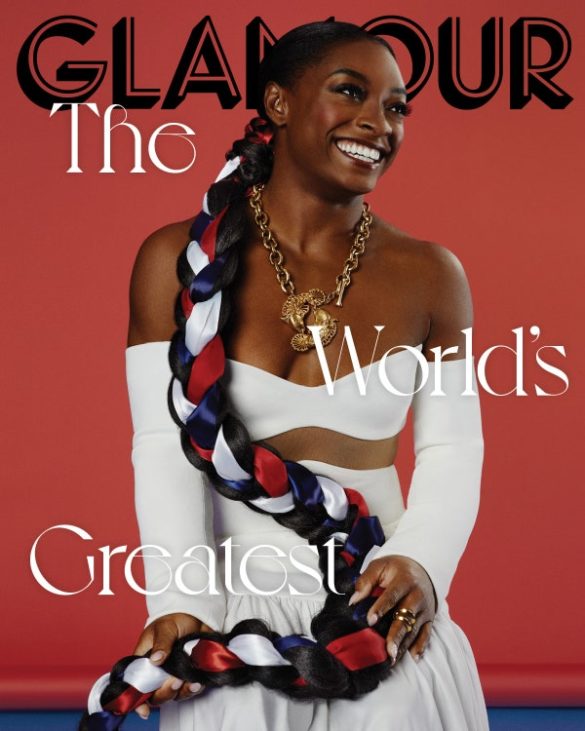 Simone Biles for Glamour Magazine