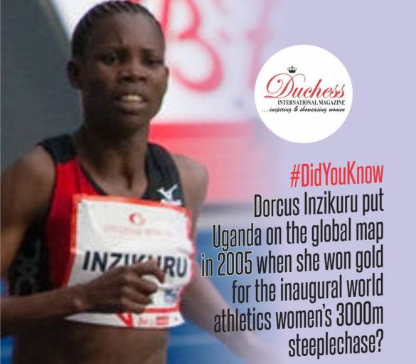 #DidYouKnow Dorcus Inzikuru put Uganda on the global map in 2005 when she won gold for the inaugural world athletics women’s 3000m steeplechase?