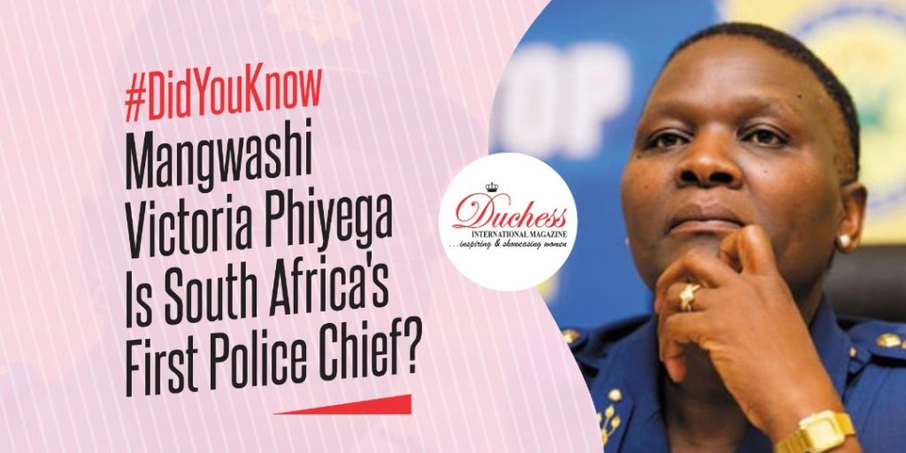 #DidYouKnow Mangwashi Victoria Phiyega Is South Africa's First Police Chief?