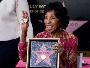 Well Deserved! Veteran Actress Marla Gibbs Honoured With Hollywood Walk Of Fame