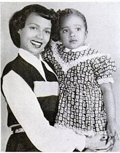Dorothy Dandridge and daughter Lynn