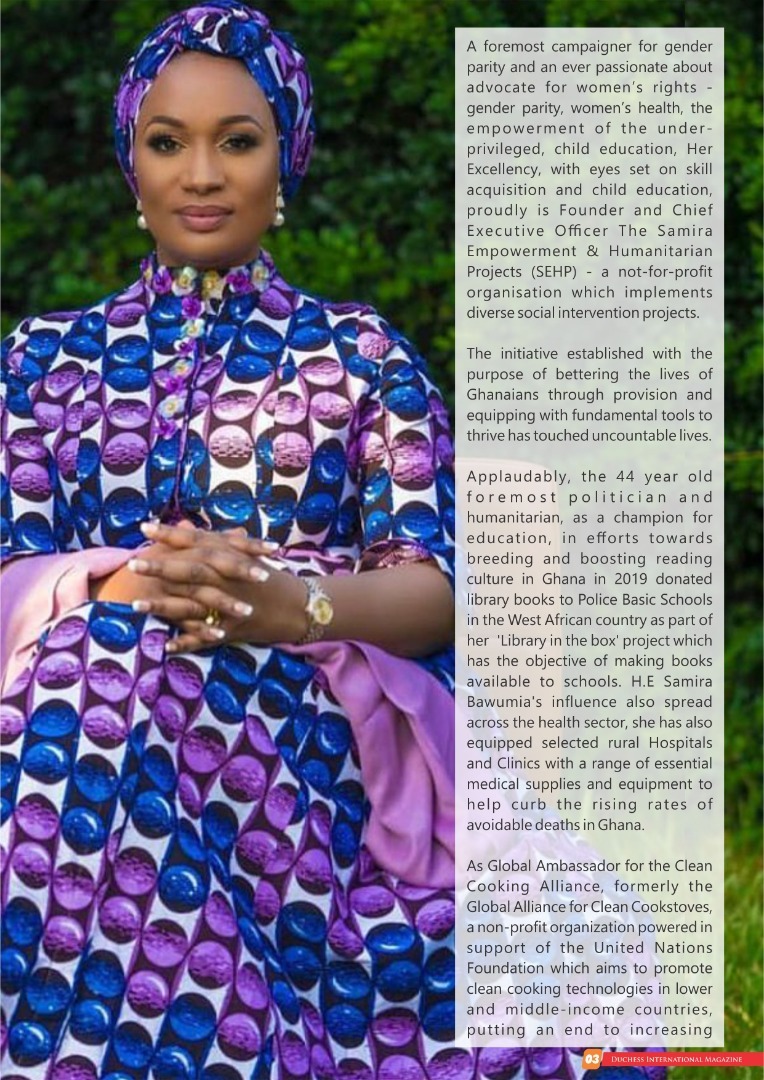 #DuchessOfTheMonth Salute To H.E Samira Bawumia: Second Most Powerful Woman In The Republic Of Ghana