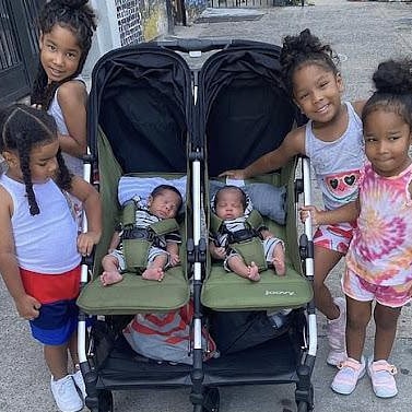 Couple welcome three sets of twins in five years