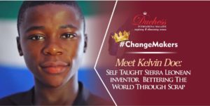 Changemaker Kevin Doe: Sierra Leonean inventor