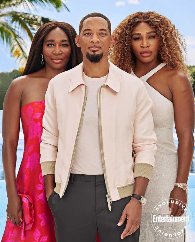 Venus and Serena Williams and Will Smith cover Entertainment Weekly 