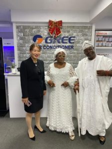 Iyalaje Oodua Paid A Courtesy Visit To GREE Conditioner Chairman, Promises Support For The Brand In Nigeria