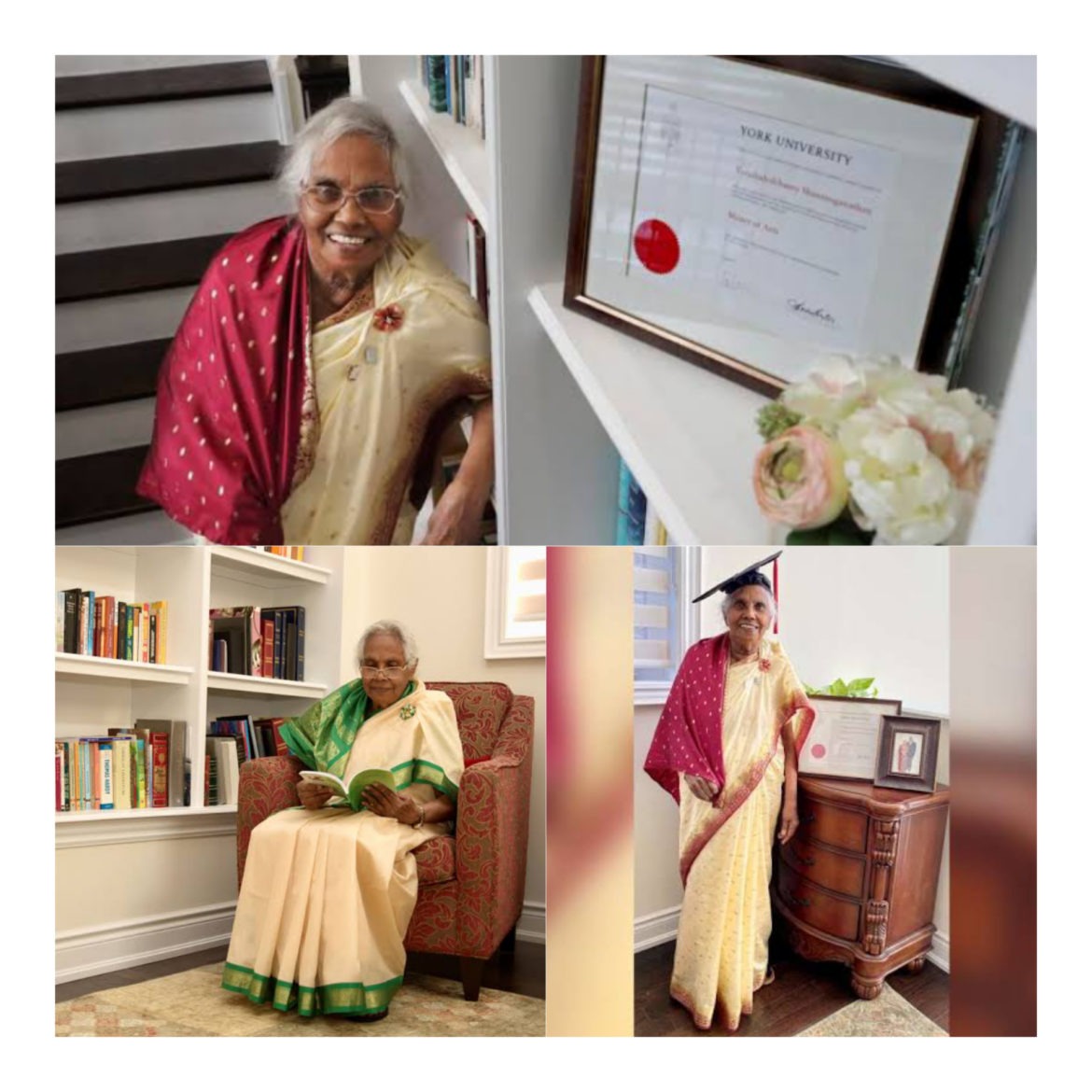 Varatha Shanmuganathan oldest person to earn a masters from York University