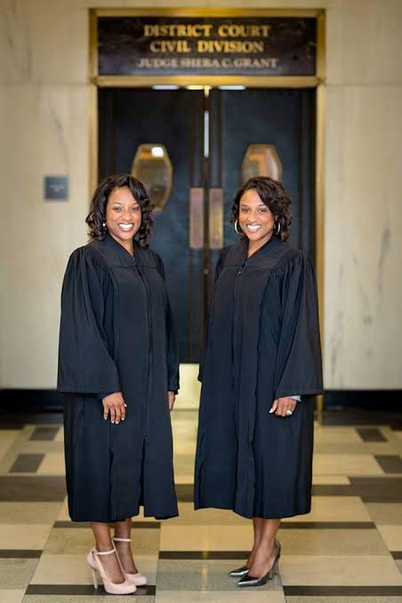 Two identical twin sisters Shanta Owens and Shera Grant, make history as Alabama Judges