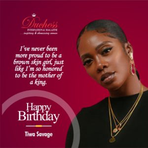 Happy Birthday Nigerian Superstar Entertainer Tiwa Savage!