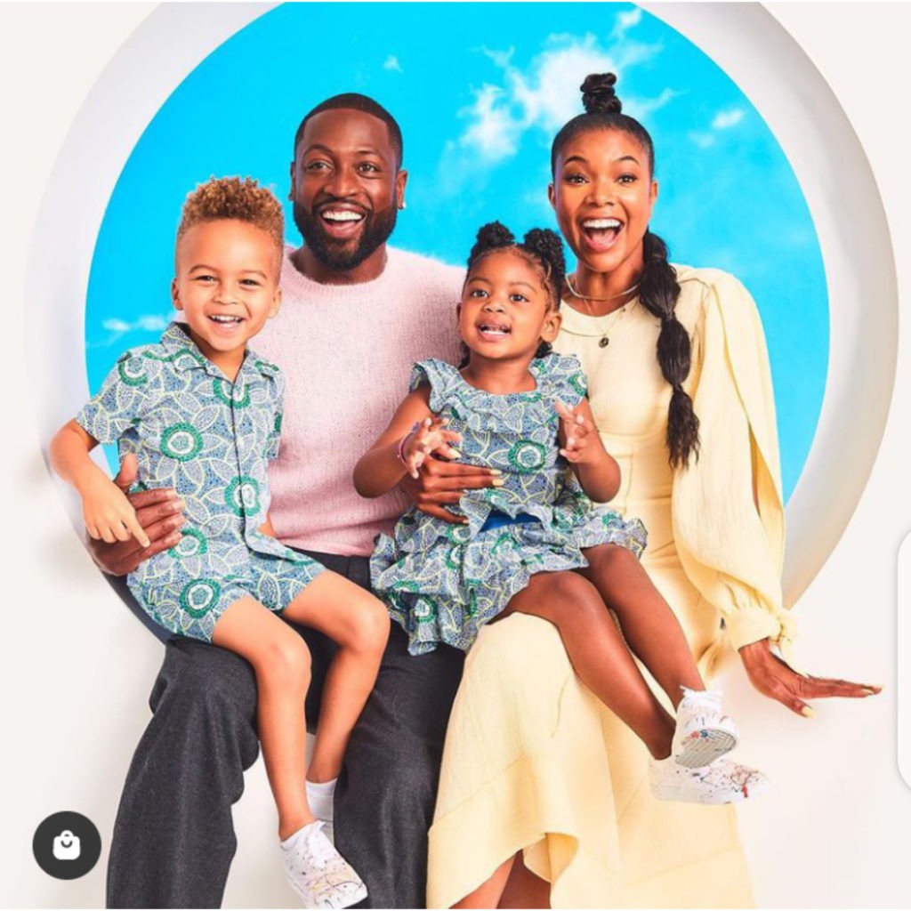 Kaavia James with parents, Gabrielle Union and Dywane Wade launch kids clothing line