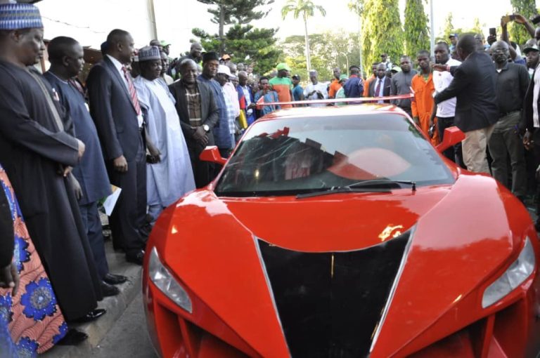 Nigeria's first carbon fiber sports car “Bennie