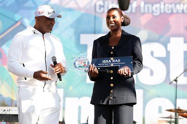 Issa Rae makes history as first person to receive the key to Inglewood city