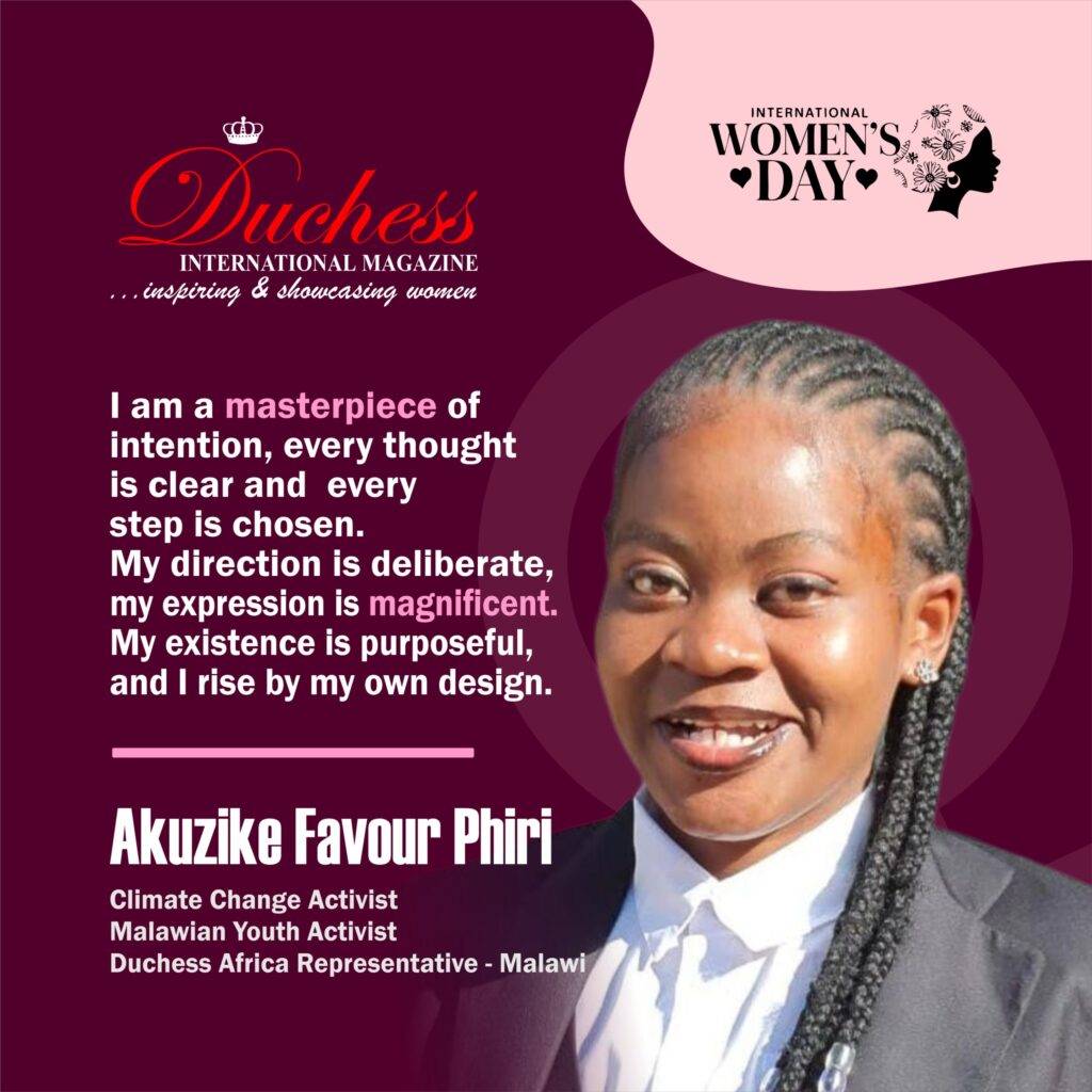 Celebrating Akuzike Favour Phiri: Youth Leadership, Climate Advocacy ...